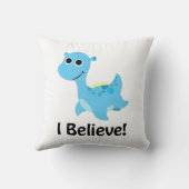 私信じ!かわいいブルーネッシー クッション (裏面)