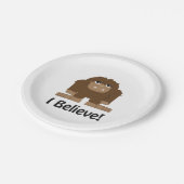 私信じ!かわいい太い足 ペーパープレート (アングル)