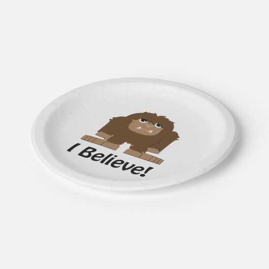 私信じ!かわいい太い足 ペーパープレート (アングル)