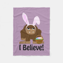 私信じ!イースタービグフット フリースブランケット