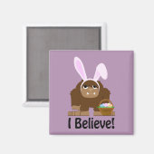 私信じ!イースタービグフット マグネット (正面/裏面)