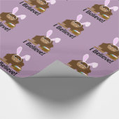 私信じ!イースタービグフット ラッピングペーパー (角)