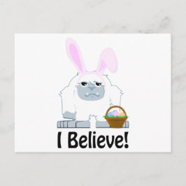 私信じ!イースター・イェティ シーズンポストカード