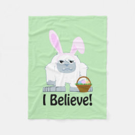 私信じ!イースター・イェティ フリースブランケット