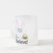 私信じ!イースター・イェティ フロストグラスマグカップ (正面左)