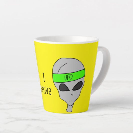 私信じ カフェラテマグ (右アングル)