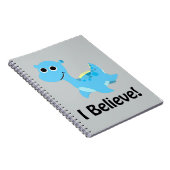 私信じ!キュートブルーネッシー ノートブック (右側)