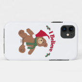 私信じ!クリスマステディベア Case-Mate iPhoneケース (裏面(横))