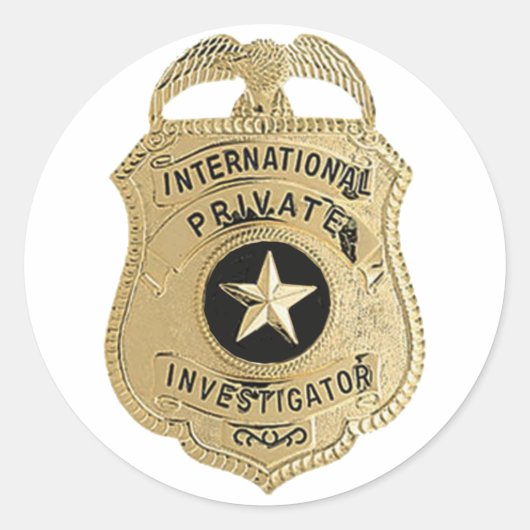 私募国際的査官 ラウンドシール (正面)