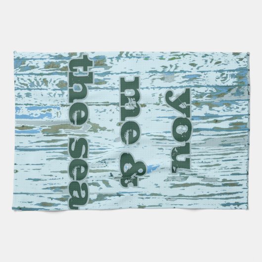 私及び海 キッチンタオル (横)