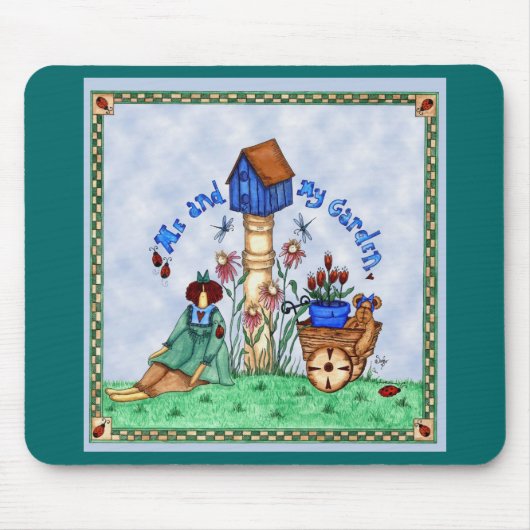 Me & my garden mousepad マウスパッド (正面)