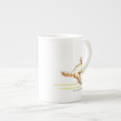 「私及び私の球」のCockapooの中国のティーカップ ボーンチャイナマグカップ (正面右)