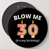 私吹30歳の誕生日 缶バッジ (正面&裏面)