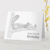 「私大切」のパーソナライズされたハッピーバースデー カード (黄色い花)