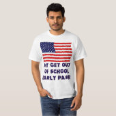 私学校外の早いパスを得て下さい Tシャツ (正面フル)
