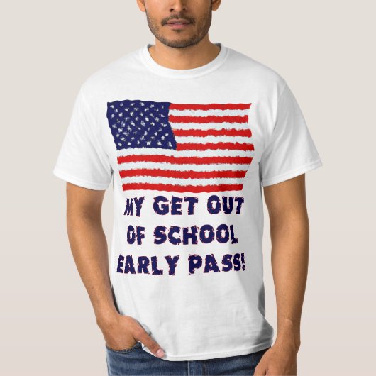 私学校外の早いパスを得て下さい Tシャツ (正面)