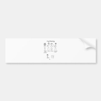 私家族4 バンパーステッカー