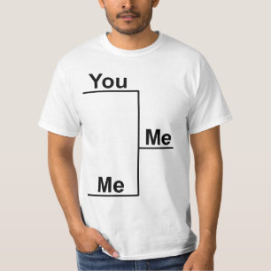 私対ブラケットのTシャツ Tシャツ