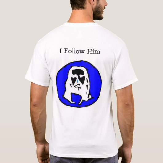 私後を追はA自由主義のだった Tシャツ (裏面)