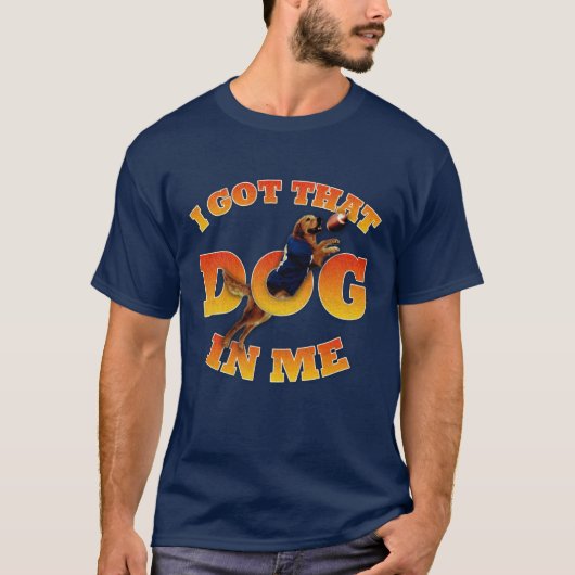 私得の犬 Tシャツ (正面)