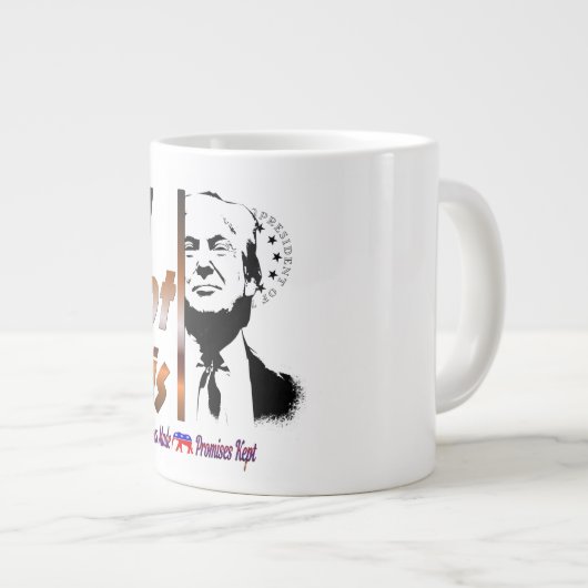私得はこれを約束す保る ジャンボコーヒーマグカップ (正面右)