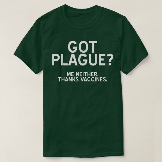 私得はワクチン感謝していVax科学を悩ます Tシャツ (デザイン正面)