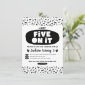 私得は5つ、90年代のヒップホップ誕生日旧学校 招待状 (スタンド正面)