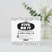 私得は5つ、90年代のヒップホップ誕生日旧学校 招待状 (スタンド正面)