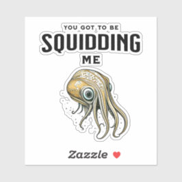 私得をsquidingするおもしろいSquid Pun シール