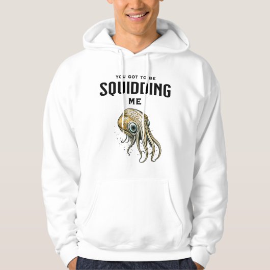 私得をsquidingするおもしろいSquid Pun パーカ (正面)