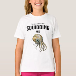 私得をsquidingするおもしろいSquid Pun Tシャツ