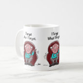 私忘れが何と忘れか コーヒーマグカップ (正面左)