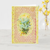 私忘れなし カード (黄色い花)