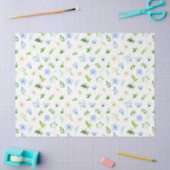 私忘れの鼻とデイジーの葉のパターン 薄葉紙 (クラフト)