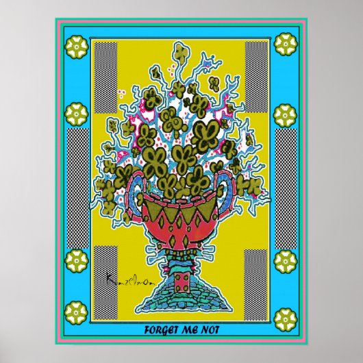 「私忘れはない」URN GICLEEプリント ポスター (正面)