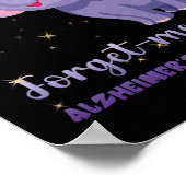 私忘れはアルジマイマー認識度ゾウの花 ポスター (角)