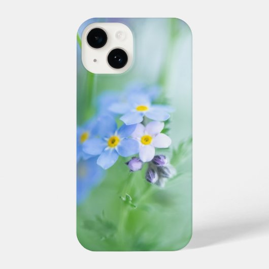 私忘れはガーデンの花のフローラ iPhoneケース (裏面)