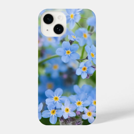 私忘れはガーデンの花のフローラ iPhoneケース (裏面)