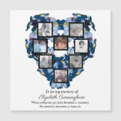 私忘れはフローラハート8枚の写真Magnetic (正面)