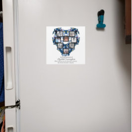 私忘れはフローラハート8枚の写真Magnetic