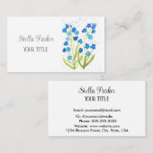 私忘れはブルーフローラ名刺ではない 名刺 (正面/裏面)