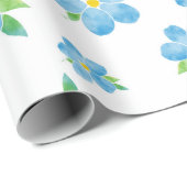 私忘れは水彩花模様 ラッピングペーパー (ロールコーナー)