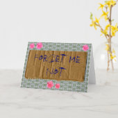 私忘れは"乞食のスタイル"カードではない カード (黄色い花)