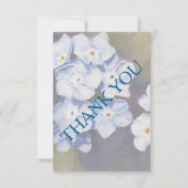 私忘れは、花のカスタマイズ可能なRSVPカード 出欠カード (裏面)