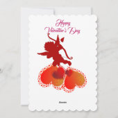 私忘れはSweetheartキューピッドエンジェルカスタムー シーズンカード (裏面)