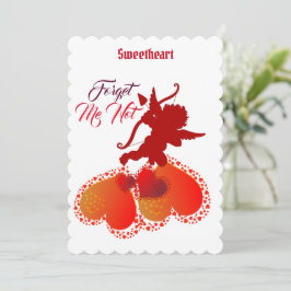 私忘れはSweetheartキューピッドエンジェルカスタムー シーズンカード