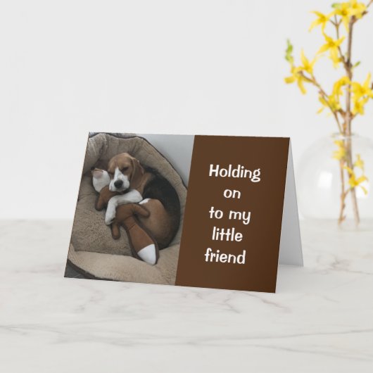 **私恋しく思の友人** カード (黄色い花)