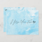 私恋しく思の顔 ポストカード (正面/裏面)