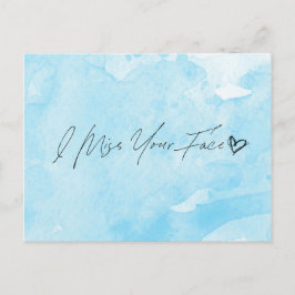 私恋しく思の顔 ポストカード
