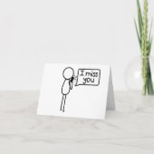 私恋しく思はお前の考えるステックフィギュア・カード カード (正面)